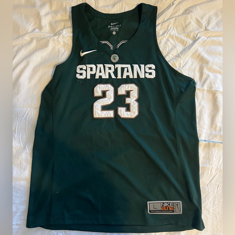 Nike #32 Michigan State basketball jersey